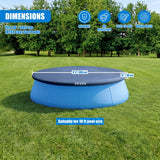 INTEX Round Pool Cover 10ft / 305cm