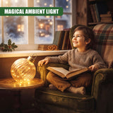 Light Up Glass Bauble, 20cm