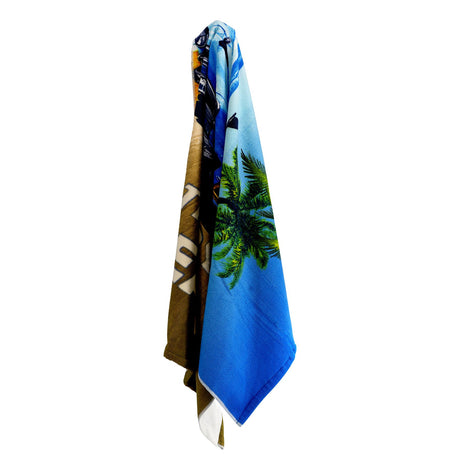 Enjoy The Beach Design Large Towel by Geezy - UKBuyZone