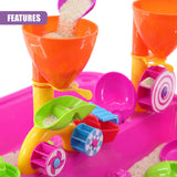 Pink Sand and Water Table Garden Sandpit Play Set