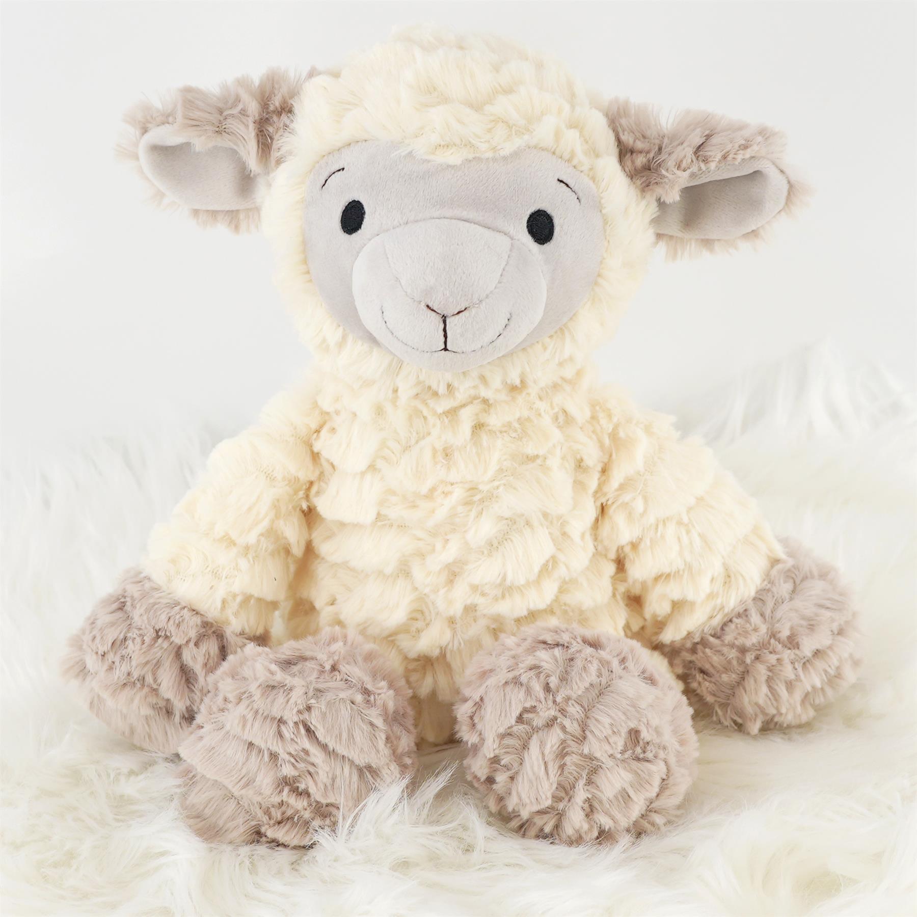 Plush Super Soft Lamb Cuddly Toy by The Magic Toy Shop - UKBuyZone