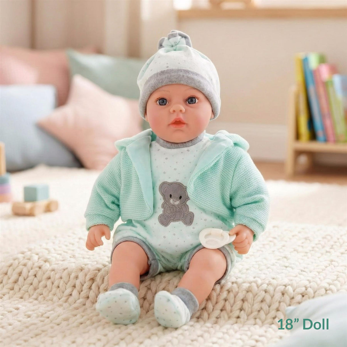 BiBi Baby Doll - Mint (45 cm / 18")