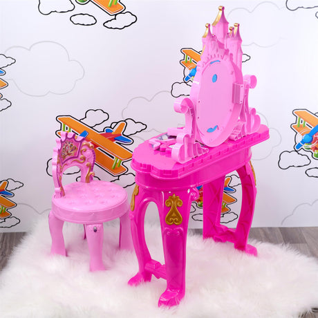 Princess Vanity Dressing Table & Stool Toy by The Magic Toy Shop - UKBuyZone