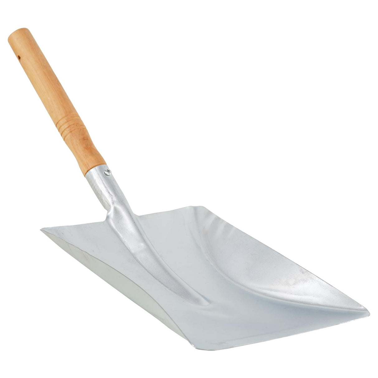 Compact Coal Shovel, Metal Head & Wooden Handle by GEEZY - UKBuyZone