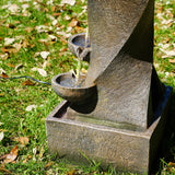 Cascading Water Feature Outdoor With LED by GEEZY - UKBuyZone