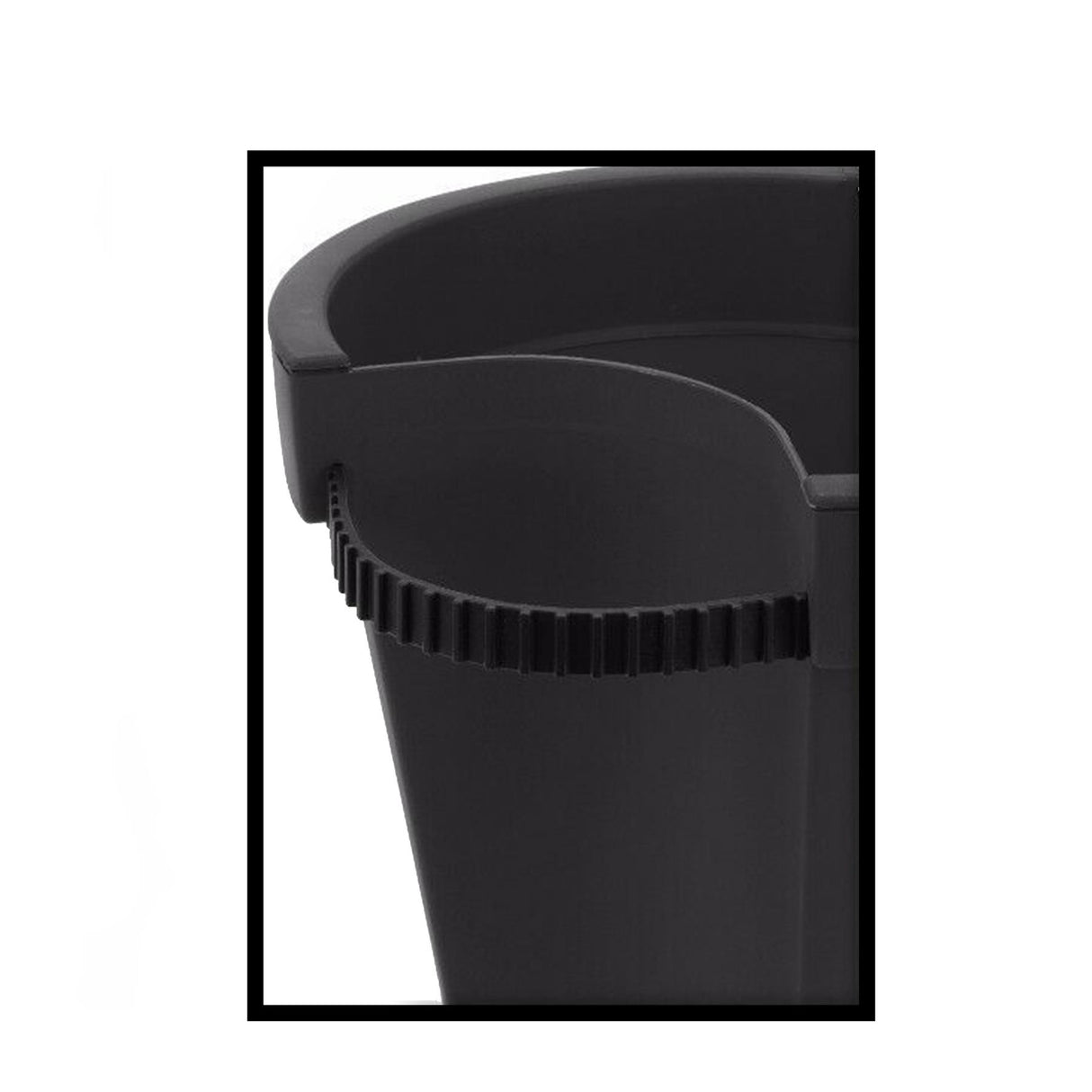 Black Drainpipe Planter by GEEZY - UKBuyZone