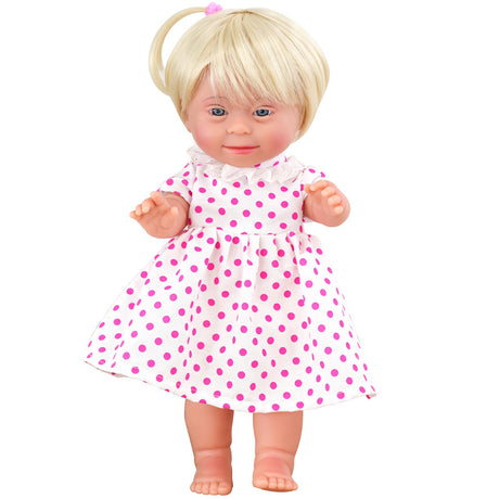 BiBi Doll Down Syndrome Girl - Blonde Hair (36 cm / 14") by BiBi Doll - UKBuyZone