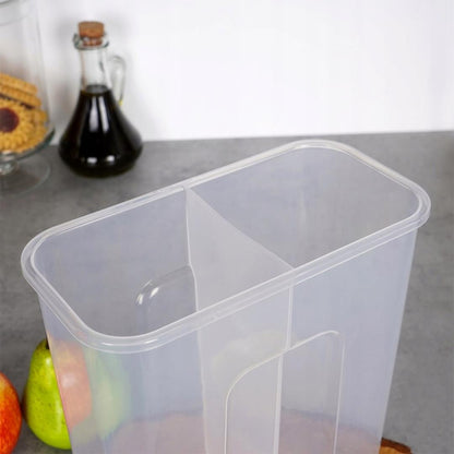 Dual Compartment Food Storage Container 1.4L x 2 by GEEZY - UKBuyZone