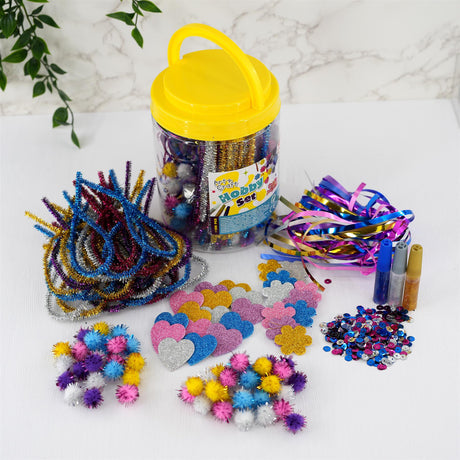 Kids Art & Craft Jar Art Set by The Magic Toy Shop - UKBuyZone