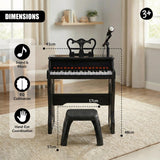 "Kids Piano, 37 Keys, Sound and Music, Dimensions: 38 x 10 x 6 inches." - UKBuyZone