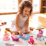 Set of 8 Mini Baby Dolls with Costumes & Accessories