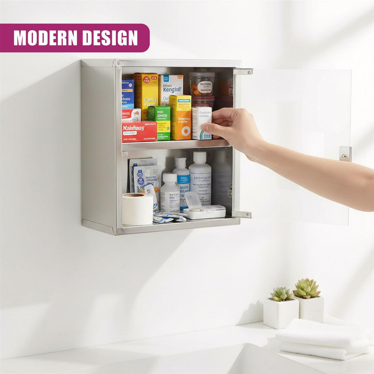 Wall Mountable Medicine Cabinet