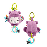 Fisher-Price Sing & Go Purple Monkey Stroller Toy