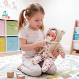 18" Bibi Girl Doll In Beige Coat