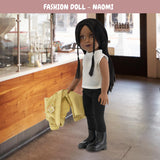 BiBi Fashion Black Doll "NAOMI" (47 cm / 18") by BiBi Doll - UKBuyZone