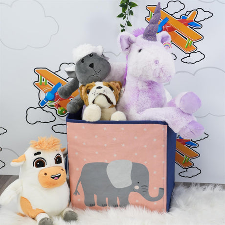 Elephant Design Foldable Storage Box by The Magic Toy Shop - UKBuyZone