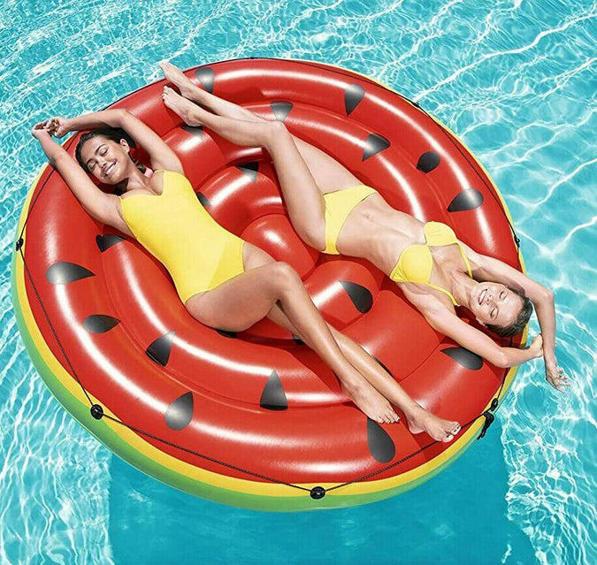Watermelon Pool Float Inflatable Rubber by GEEZY - UKBuyZone – UKbuyzone