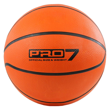 A basketball with a logo on it.