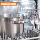 Stainless Steel Stock Pot with Lid - 11.5 L