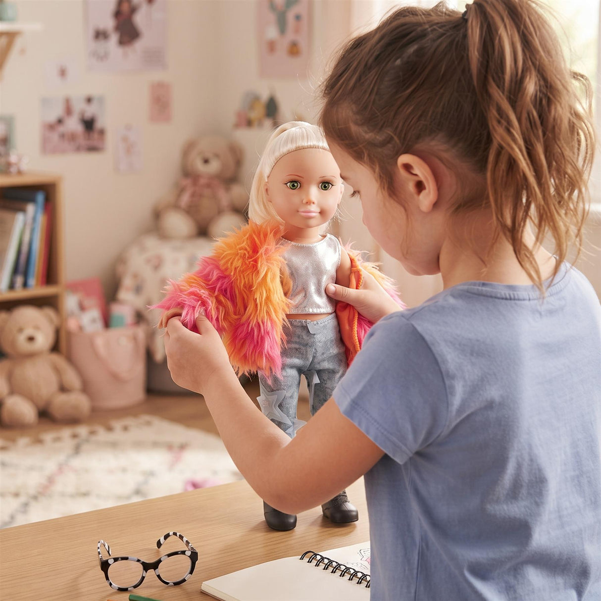 BiBi Fashion Doll with Glasses