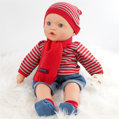 Sleeping Boy Dolls with Freckles, Sounds and Dummy by BiBi Doll - UKBuyZone