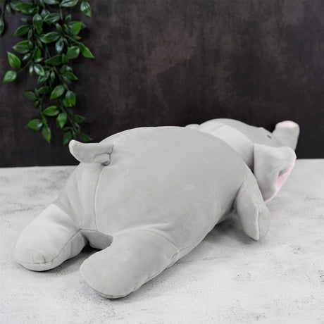 20” Super-Soft Elephant Plush Pillow Toy by The Magic Toy Shop - UKBuyZone