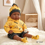 BiBi Black Baby Doll "Jax" (45 cm / 18")