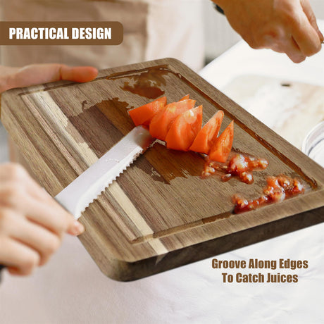 Acacia Chopping Board 28x20cm by GEEZY - UKBuyZone