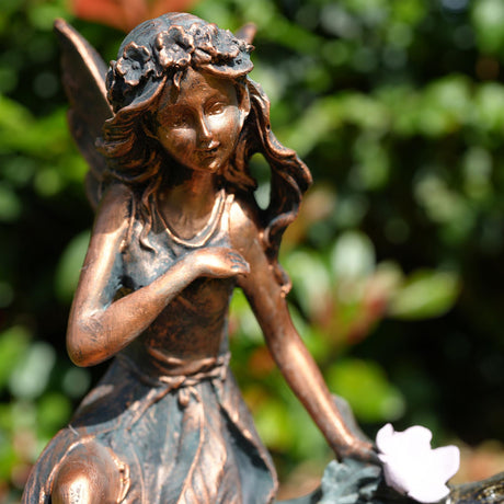 Fairy Water Feature Outdoor With LED by GEEZY - UKBuyZone