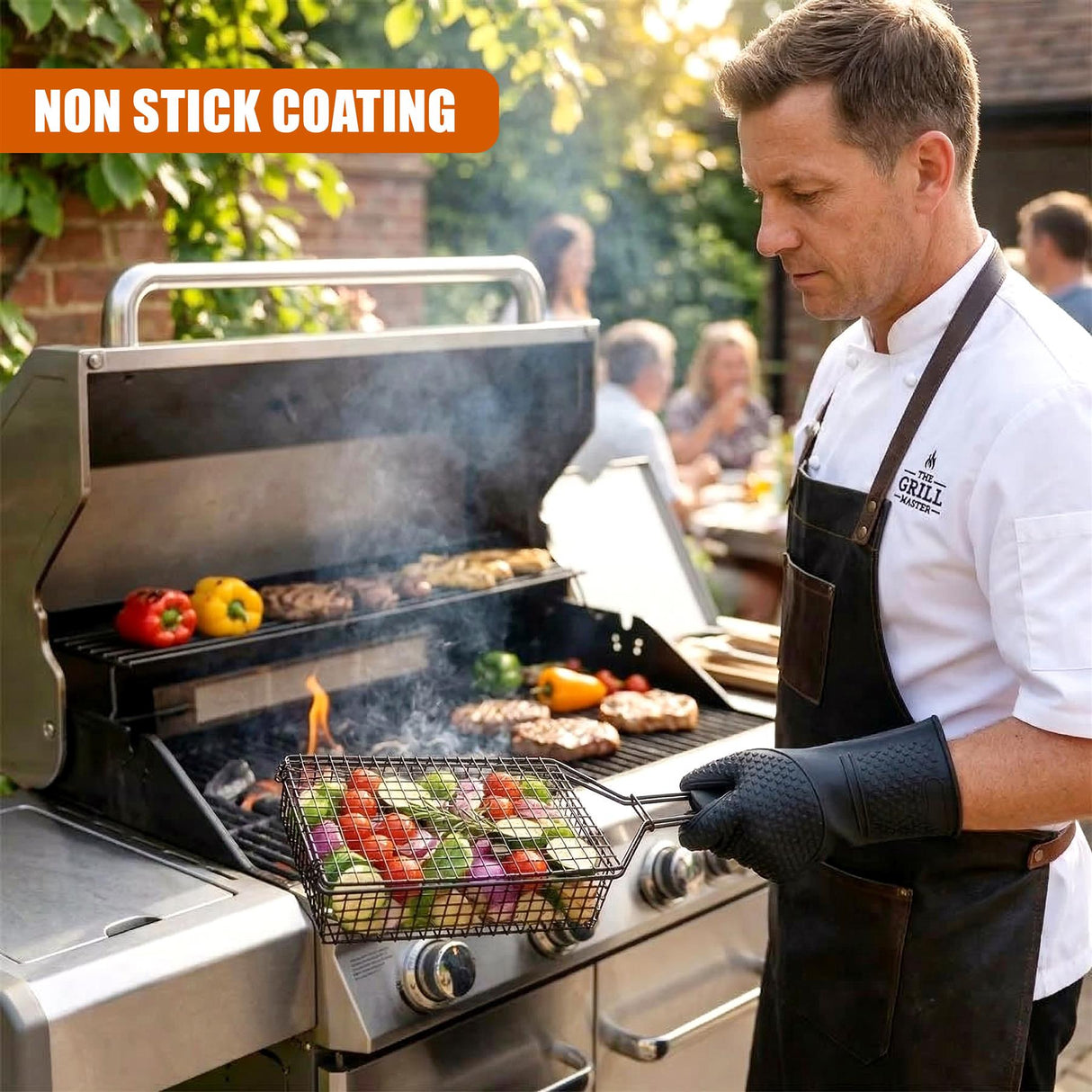 Deep BBQ Grilling Basket