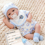 BiBi Doll Reborn Boy "Azul" (43 cm / 17")