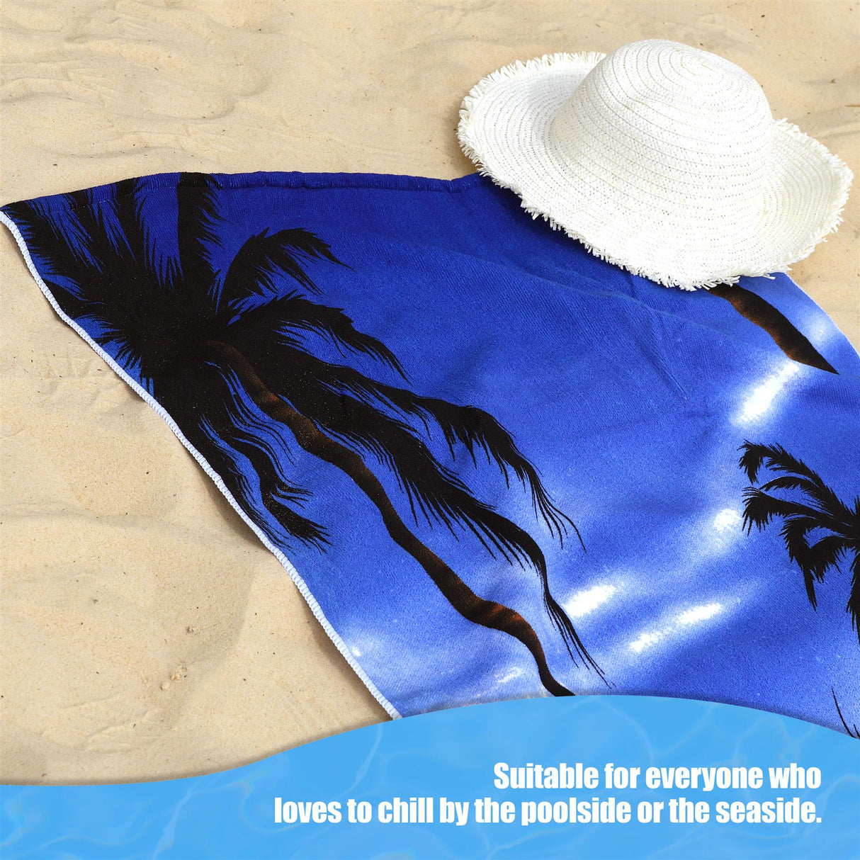 Beach Bath Towel Sunrise Design Microfibre Towel