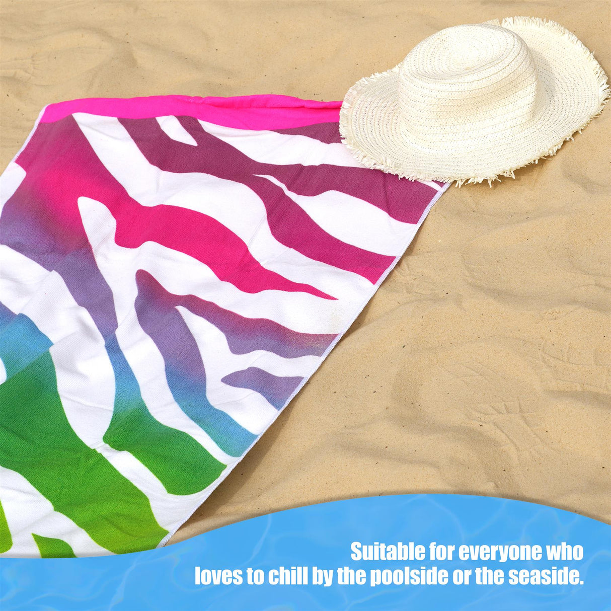 Beach Bath Towel Hawaii Design Microfibre Towel