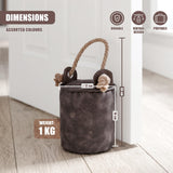 Faux Leather Door Stop