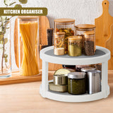 2 Tier Rotating Spice Rack 25cm