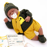 BiBi Black Doll Reborn Ethnic Sleeping Boy "Glorio" (50 cm / 20")