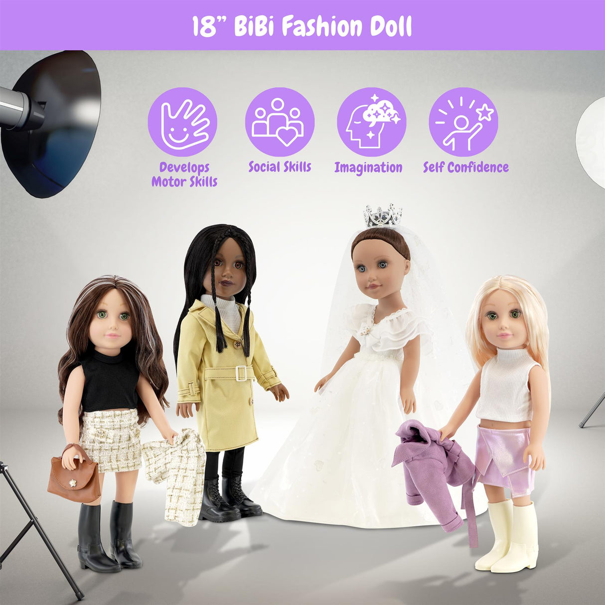 BiBI Fashion Doll "BRIDE LILY" (47 cm / 18")