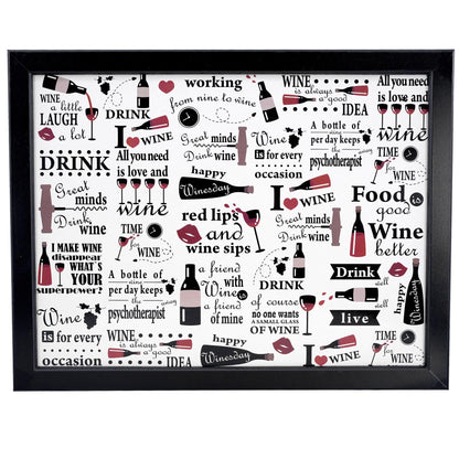 Wine Design Tray With Bean Bag Cushion by Geezy - UKBuyZone