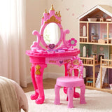 Princess Vanity Dressing Table, Stool & Toy Accessories