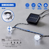 Crystal Ball Solar String Lights