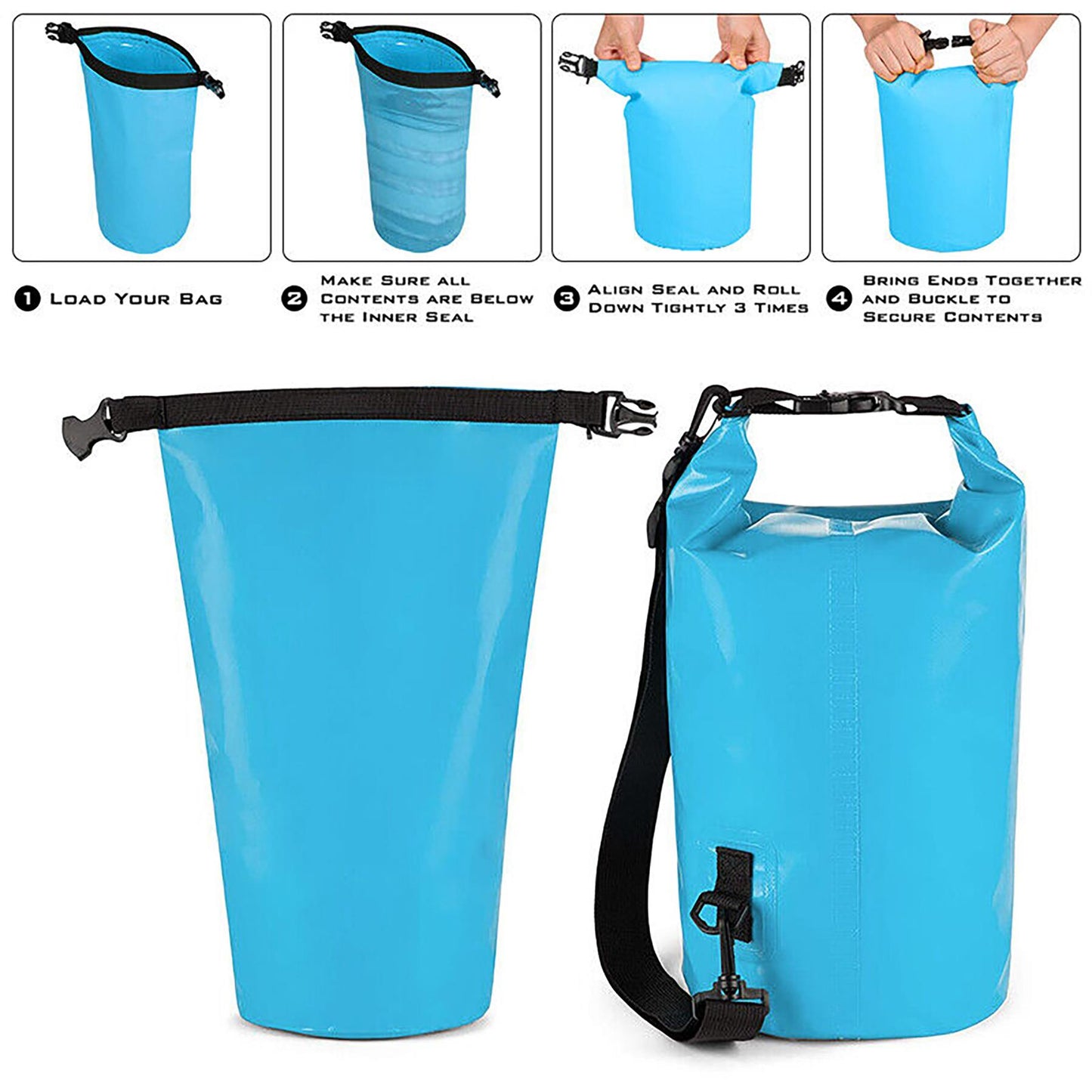 2 L Waterproof Dry Bag by Geezy - UKBuyZone