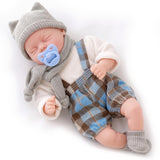 BiBi Baby Doll - Blue Tartan (45 cm / 18")