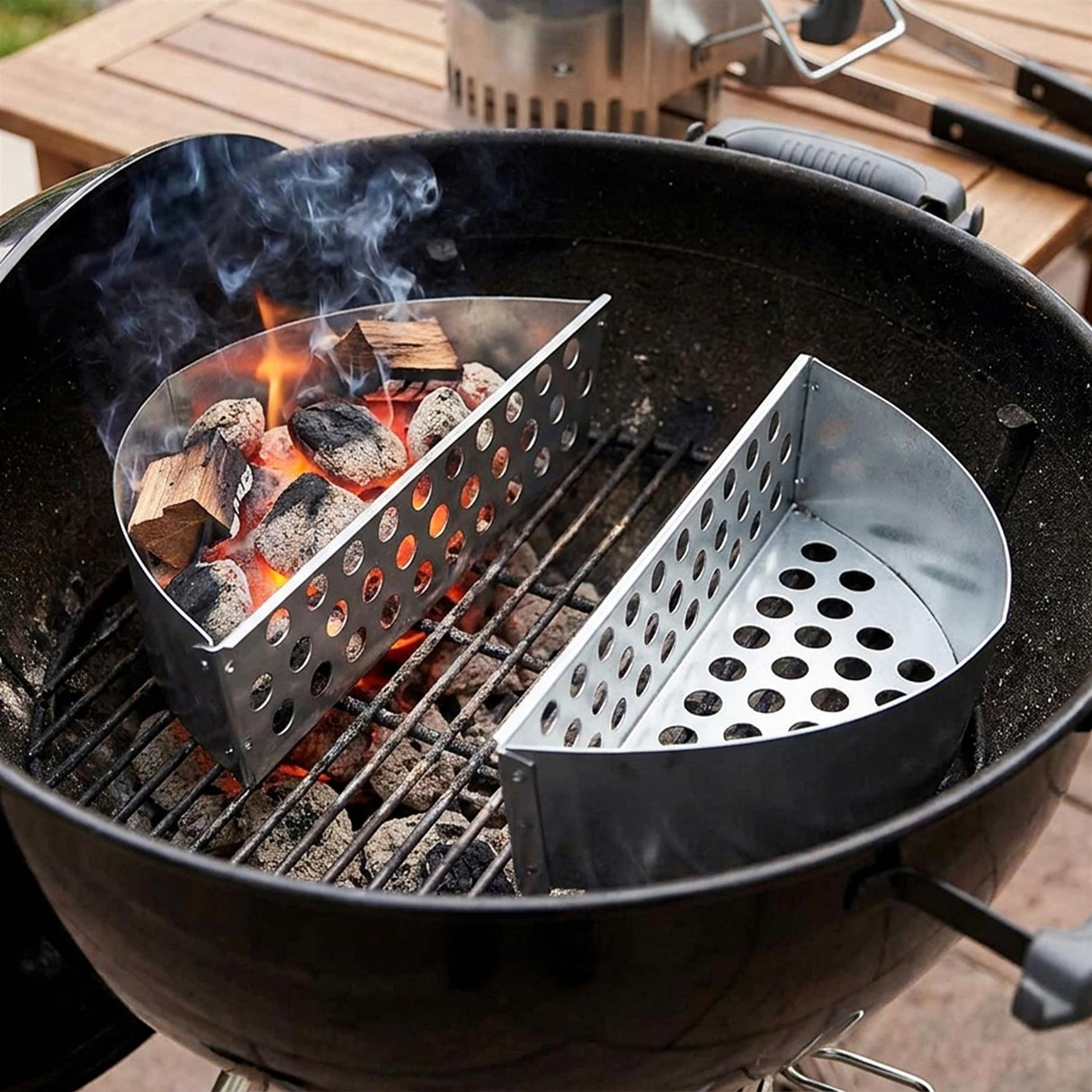 Pack of 2 Charcoal Baskets