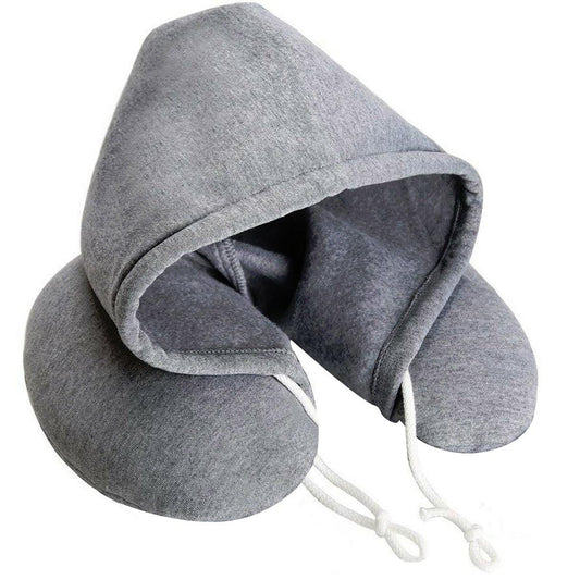 Soft Hooded Neck Travel Pillow by GEEZY - UKBuyZone