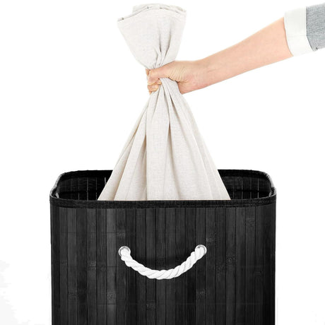 Bamboo Laundry Basket by GEEZY - UKBuyZone