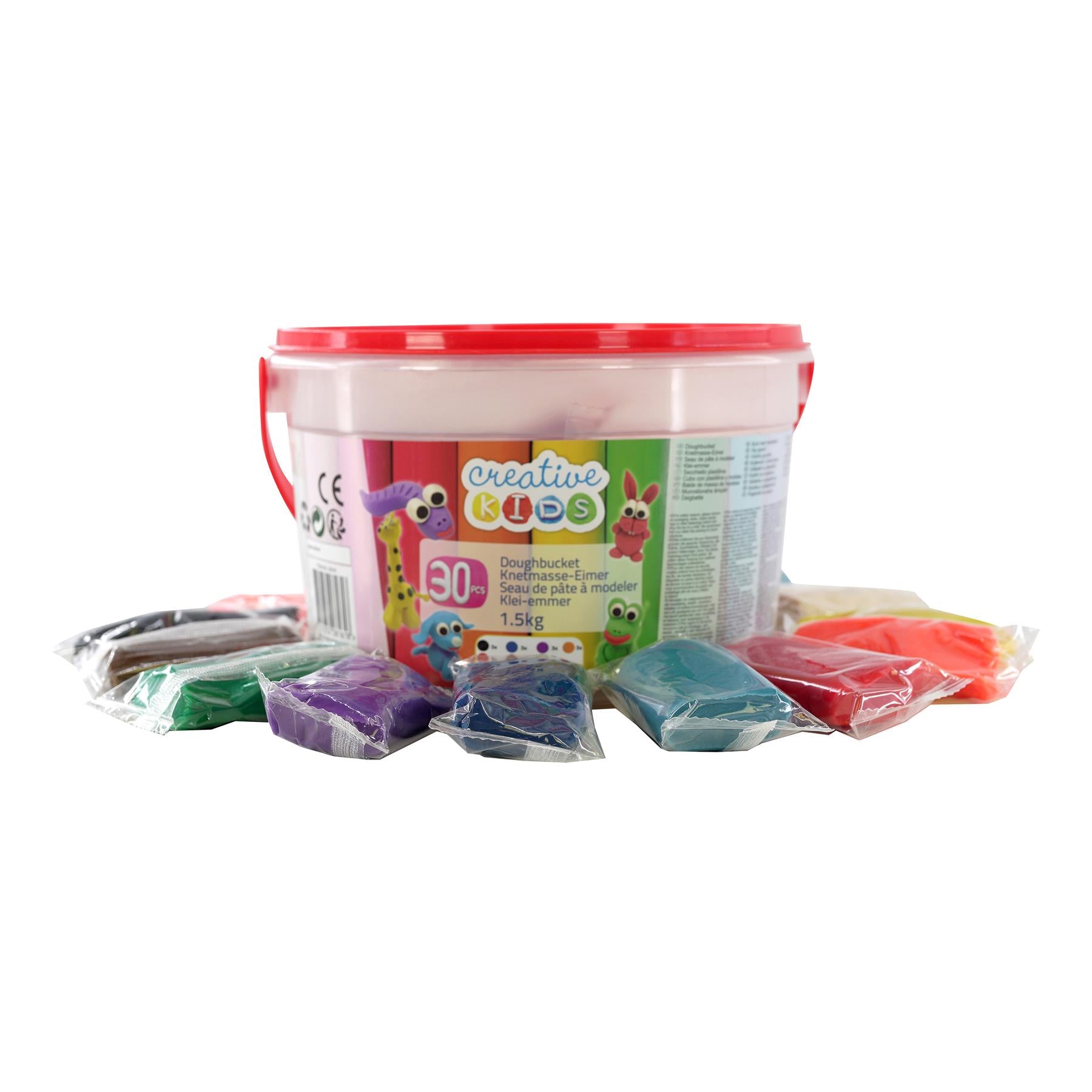 1.5 Kg Giant Play Dough Set in Bucket by The Magic Toy Shop - UKBuyZone