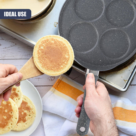 4 Mould Non-Stick Pancake Pan by GEEZY - UKBuyZone