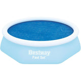 8 ft Bestway Round Solar Swimming Pool Cover by Bestway - UKBuyZone