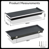 Floating Shelves with LED Lights