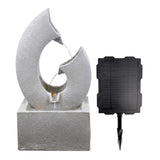 Horn Solar Water Feature with LED Lights